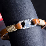 Pulseira couro Community / Lifestyle caramelo