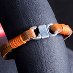Pulseira couro Community / Lifestyle caramelo