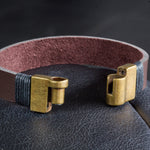 Pulseira couro (larga)