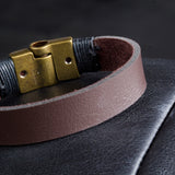 Pulseira couro (larga)