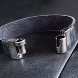 Pulseira couro (larga)