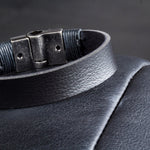 Pulseira couro (larga)