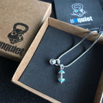 Pulseira Kettlebell + Barra Turquesa