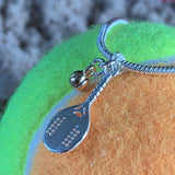 Pulseira Beach Tennis com bolinha dourada
